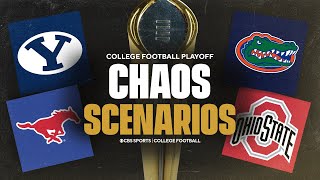 College Football Playoff CHAOS SCENARIOS upsets and spoilers that could shake up the bracket [upl. by Elison]