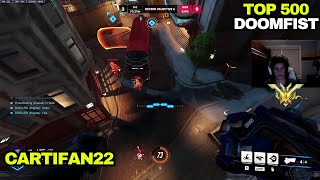 42 Elims CARTIFAN22 TOP 500 DOOMFIST  OVERWATCH 2 SEASON 12 [upl. by Pelmas]