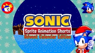 Sonic Sprite Animation Shorts Advent Calendar Edition Trailer [upl. by Ahsirek]