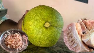 Easy Way to Peel Pomelo Fruit [upl. by Laius]