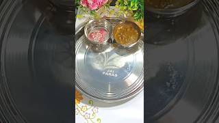 ❤️Lunch Thali  Indian food❤️ short video short 😊 [upl. by Nawiat]