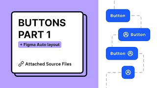 Creating Button Components in Figma Part 1 Auto Layout amp Variants  A StepbyStep Guide [upl. by Lap367]