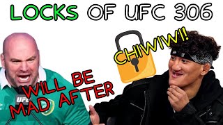 The Rare Locks of UFC 306 These will 100 Happen [upl. by Sato633]