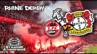 Derby 1FC Köln  Bayer Leverkusen Atmosphere🔥🧨 09112022 [upl. by Balliol]