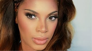 Sun Kissed Makeup Tutorial  Highlight amp Contour [upl. by Naryt]