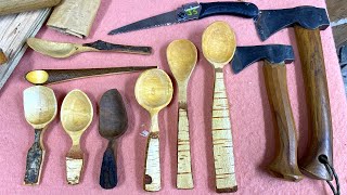 How To Carve A Bark Spoon  Jill Swan [upl. by Ecirtael89]