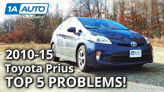 Top 5 Problems Toyota Prius Hybrid 3rd Generation 201015 [upl. by Hourihan]