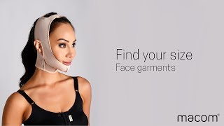 Measuring Face Compression Garments  macom® [upl. by Puritan]