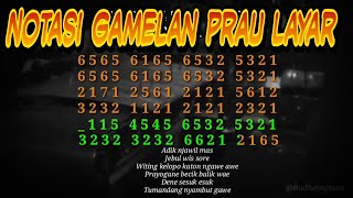 Langgam Prau Layar pl Dan gerongan atau lirik Tutorial dan cara memainkan gamelan notasi gamelan [upl. by Neelsaj]