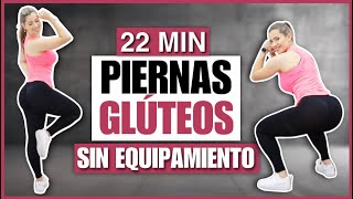 PIERNAS TONIFICADAS Y GLÚTEOS GRANDES  RUTINA DE EJERCICIOS EN CASA SIN PESAS  NatyGlossGym [upl. by Gainor]