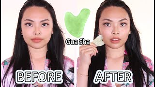 Gua Sha Facial Massage for A Slimmer Face [upl. by Sartin]