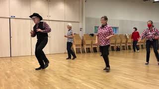 Linedance träning  För Pensionärer [upl. by Enywtna]