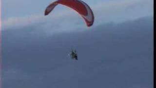 Paramotor  almost nil wind takeoff amp landing [upl. by Airegin]