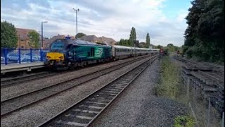 DRS 68009 and Chiltern Railways 68011 at Princes Risborough 040924 [upl. by Cowan]