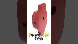 Fusion 360 Tutorial Gear Pump  Housing shorts fusion360tutorialforbeginners 3dcad [upl. by Anatnas384]