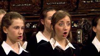 SKOWRONKI Girls Choir Alicja Szeluga  Cantate Domino by Rupert Lang [upl. by Airom]