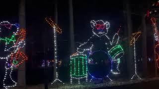 Winter Festival of Lights at Watkins Park 2020 2021  Christmas Lights Gaithersburg MD [upl. by Maram]