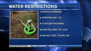 Manitou Springs to implement level one water restrictions [upl. by Kelila70]