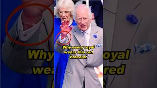 why does every member of the royal family wear this red braceletshortvideo history [upl. by Lynch]