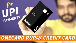 Onecard UPIRupay Credit Card Launched🔥🔥 [upl. by Ahiel]