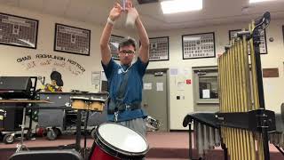 Gavyn Santore15 Regrade Tenor Drum 20242025 [upl. by Nosinned]