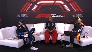 Post Race Press Conference British GP [upl. by Sucramal110]