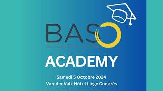 BASO Academy Wallonia 2024  À faire – à ne pas faire en matière de conseils de kinésithérapie [upl. by Odrautse982]