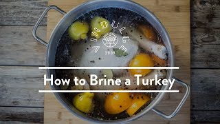 How to Brine  The Best Turkey Brine Recipe [upl. by Trent]