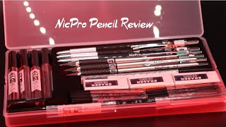 The one and only NicPro pencil set review [upl. by Ahsyas]