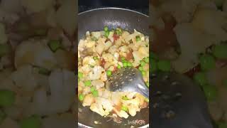 Matar flower aalu ki bhaji👍🤤 [upl. by Onairam]