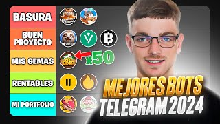 MEJORES BOTS de TELEGRAM TAP to EARN de 2024 GEMAS incluidas [upl. by Lashonde929]