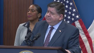 Full Gov Pritzker promises to be ‘a warrior after Trump elected president [upl. by Allemat218]