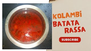 Kolambi Batata Rassa [upl. by Atoked]