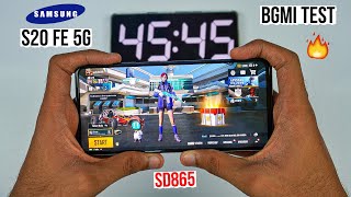 Samsung Galaxy S20 FE 5G Pubg Test Heating and Battery Test ⚡️ [upl. by Fatima297]