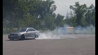 BMW E60 530D DRIFT  open diff [upl. by Liagabba]