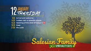 12 JANUARY  SALESIAN FAMILY SPIRITUALITY DAYS 2023 [upl. by Adnilasor]