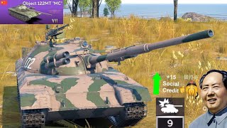 Object 122MT”MC” Chinese Monster  War Thunder Mobile [upl. by Leatrice766]