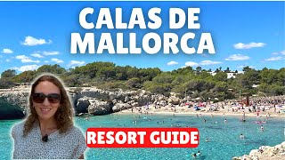 A Holiday Guide to CALAS DE MALLORCA Resort Majorca Spain [upl. by Eberhard]