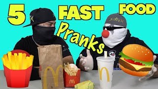 5 Fast Food Pranks You Can Set Up At a Restaurant  HOW TO PRANK  SinnexTv [upl. by Lewis846]