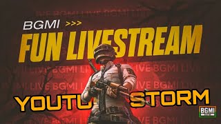 🔴ROAD TO 500 SUBSCRIBERS ❤️ BGMI LIVE WITH STORM bgmilive youtube youtubestorm [upl. by Bunch]