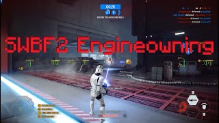 Swindling in STAR WARS Battlefront II  SWBF2 Engineowning Showcase [upl. by Nere]