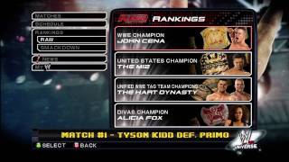 Smackdown vs Raw 2011  WWE Universe Mark Henry and Randy Orton vs Triple H and  part 2 [upl. by Hobard108]