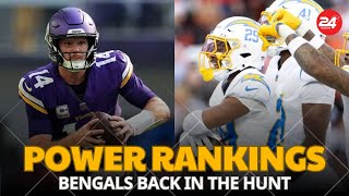 quotNFL Week 10 Power Rankings 2024 Chargers Rising Bengals Back in the Huntquot [upl. by Ynohtnaeoj]