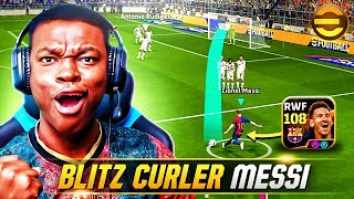 THIS IS WHY 108 BLITZ CURL MAGICAL MESSI IS THE BEST IN eFOOTBALL🔥 PLAYER REVIEW 🔥 [upl. by Snook]