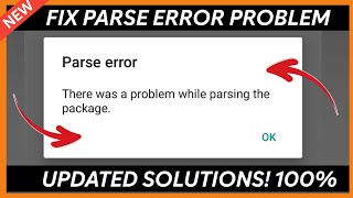 How to Fix Parse Error There was a Problem Parsing the Package 2023 [upl. by Theall600]