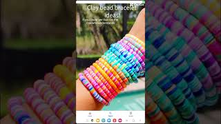 Clay bead bracelet ideas [upl. by Anilatak914]