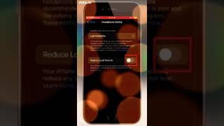 Reduce Loud sound iphone tricks viral [upl. by Turnheim997]