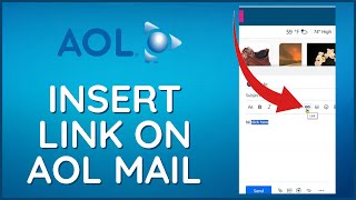 How to Insert Link on AOL Mail 2024 [upl. by Anegue174]