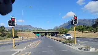 Hout Bay from Wynberg  Cape Town  ☀️  🇿🇦 [upl. by Ydnew]