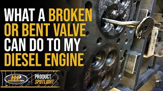 What Broken or Bent Valves do to my Diesel Engine Symptoms No Start Popping Sound Bad Turbo [upl. by Nirej]